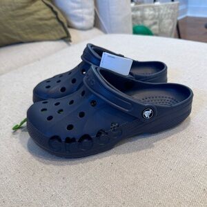 Crocs Baya Classic Clog, Navy Blue, M5/W7, NWT